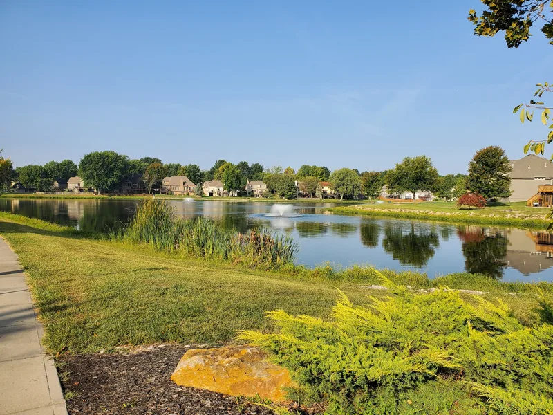 Neighborhood pond in Lee's Summit, Missouri