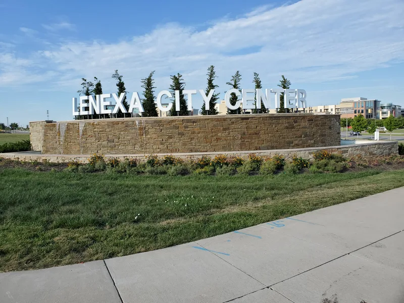 Lenexa City Center sign in Lenexa, Kansas
